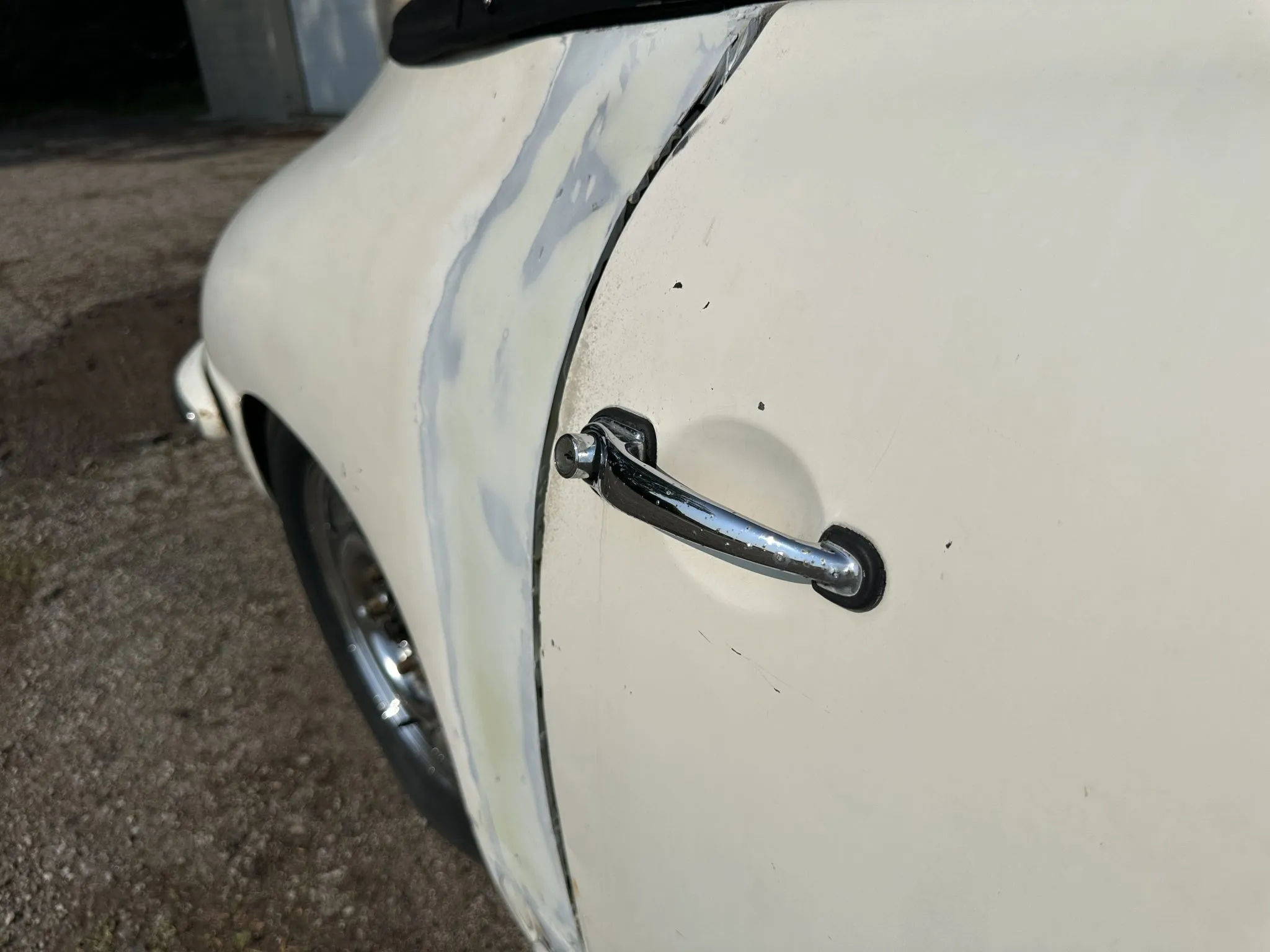 1965 Porsche 356C Cabriolet in Ivory White