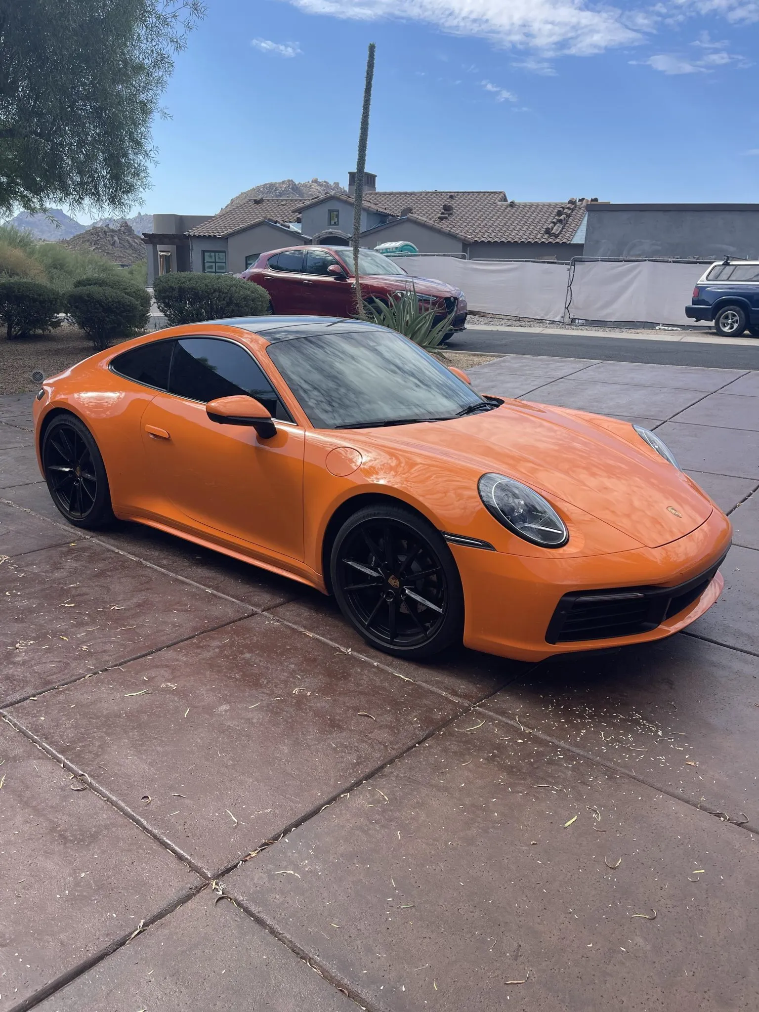 2022 Porsche 911 Carrera Coupe in Pastel Orange