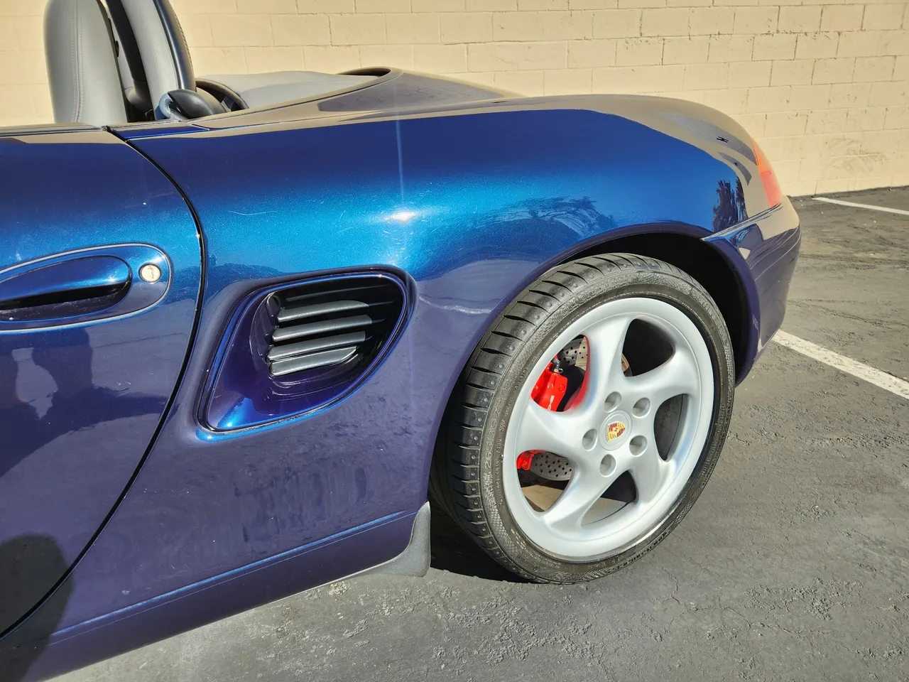 2000 Porsche Boxster S in Ocean Blue Metallic
