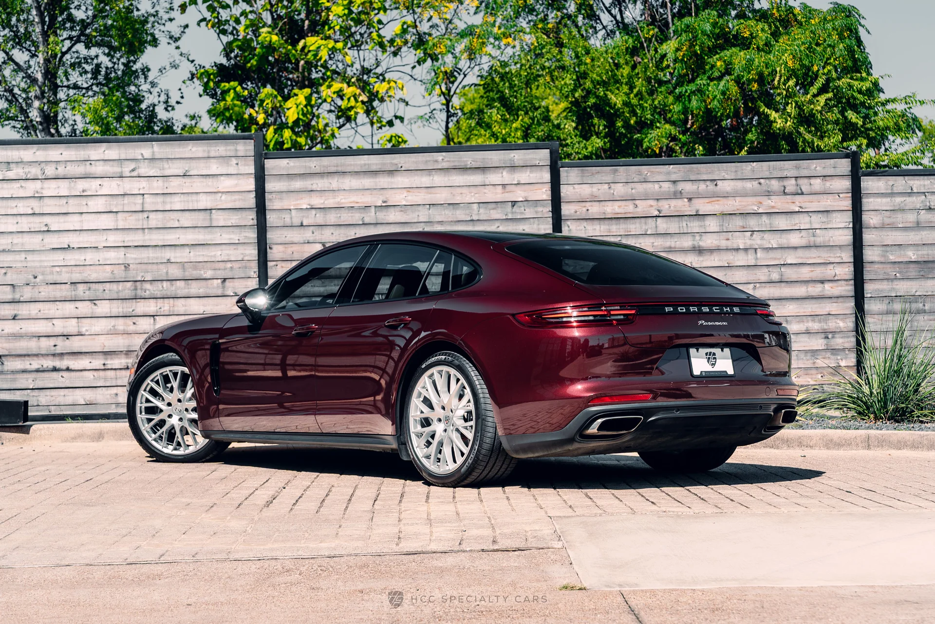 2019 Porsche Panamera in Burgundy Red Metallic 