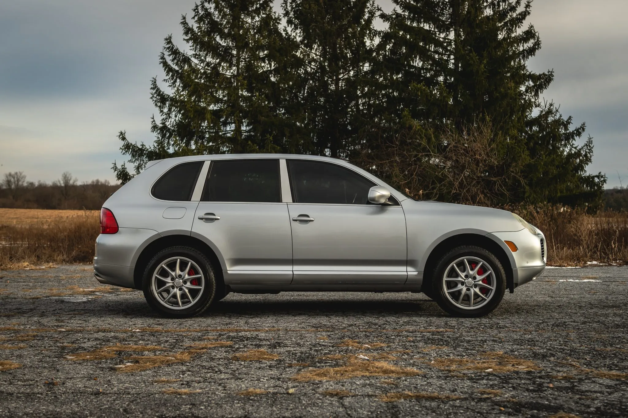2004 Porsche Cayenne Turbo in Crystal Silver Metallic