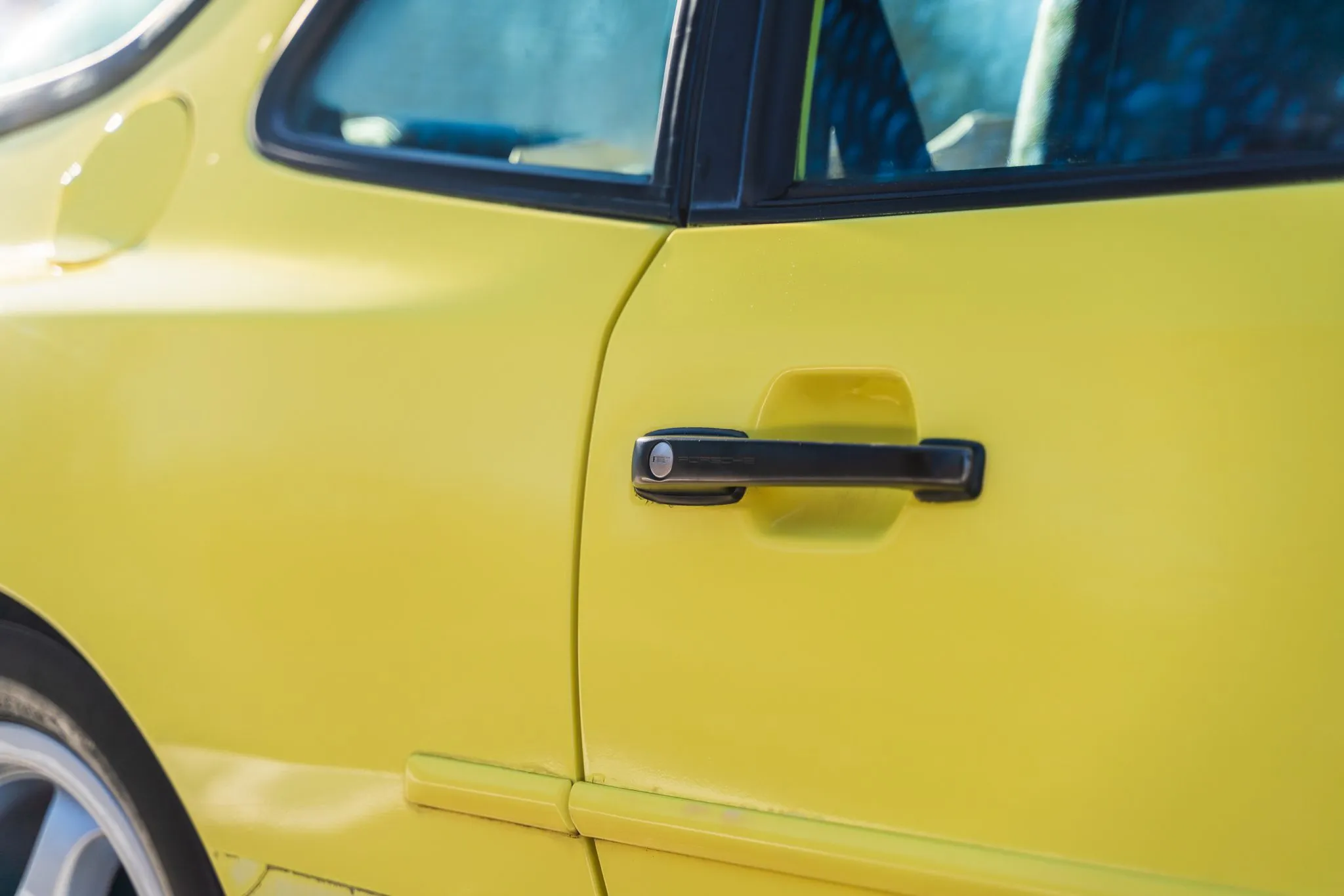 1987 Porsche 944 Turbo in Lemon Yellow