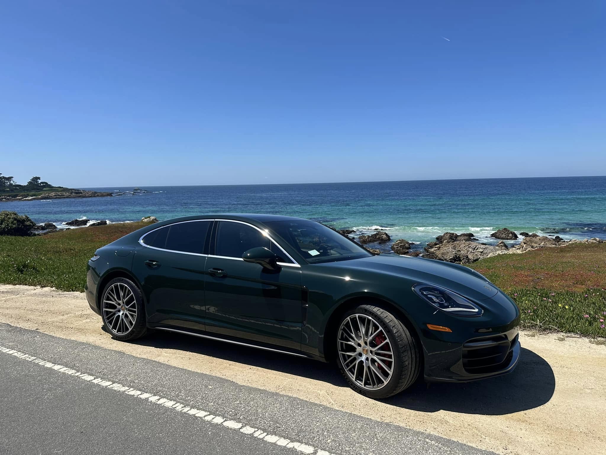 2022 Porsche Panamera 4S in Barnato Green