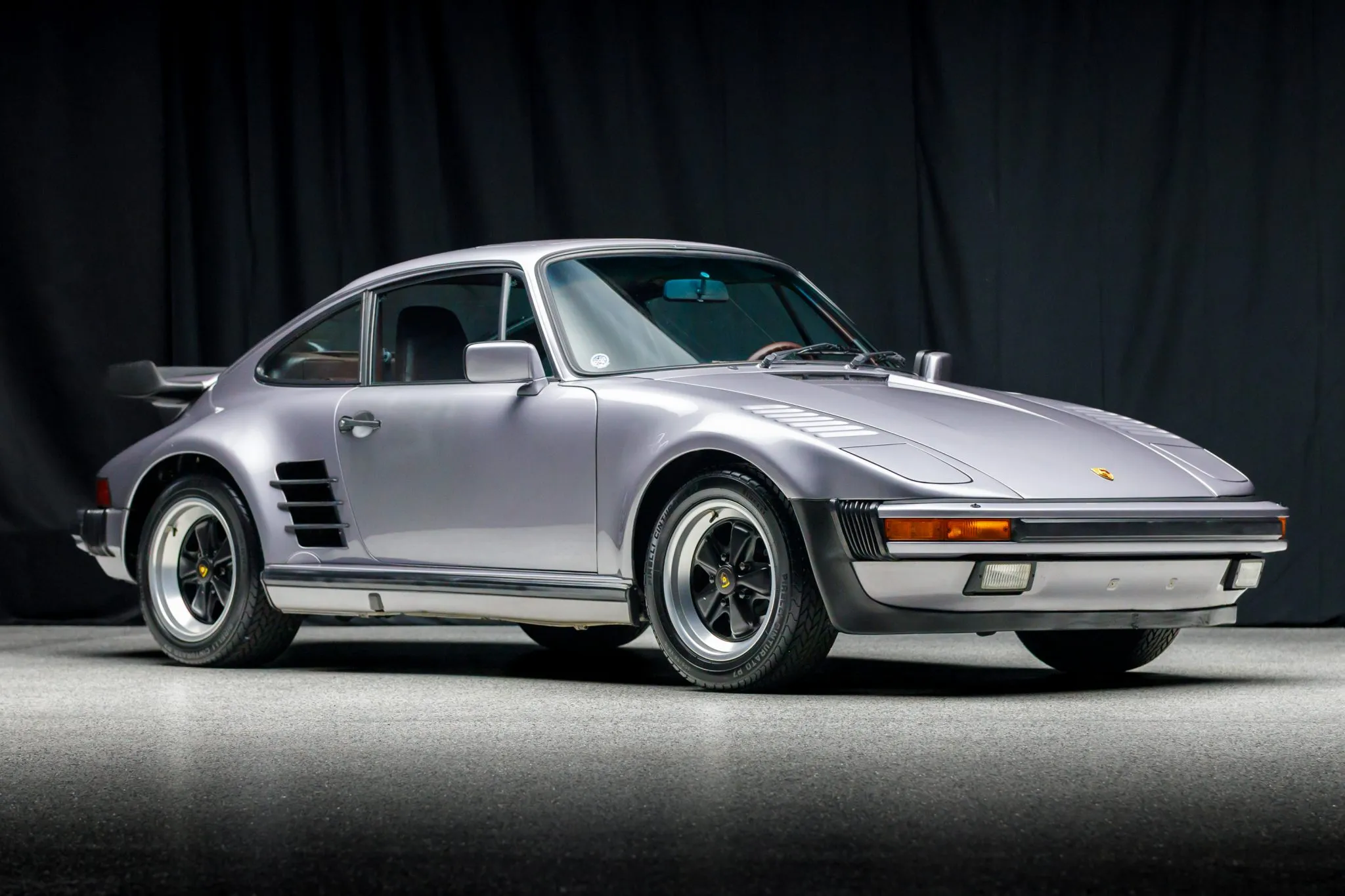 1987 Porsche 911 Turbo Slant Nose Coupe in Diamond Blue Metallic