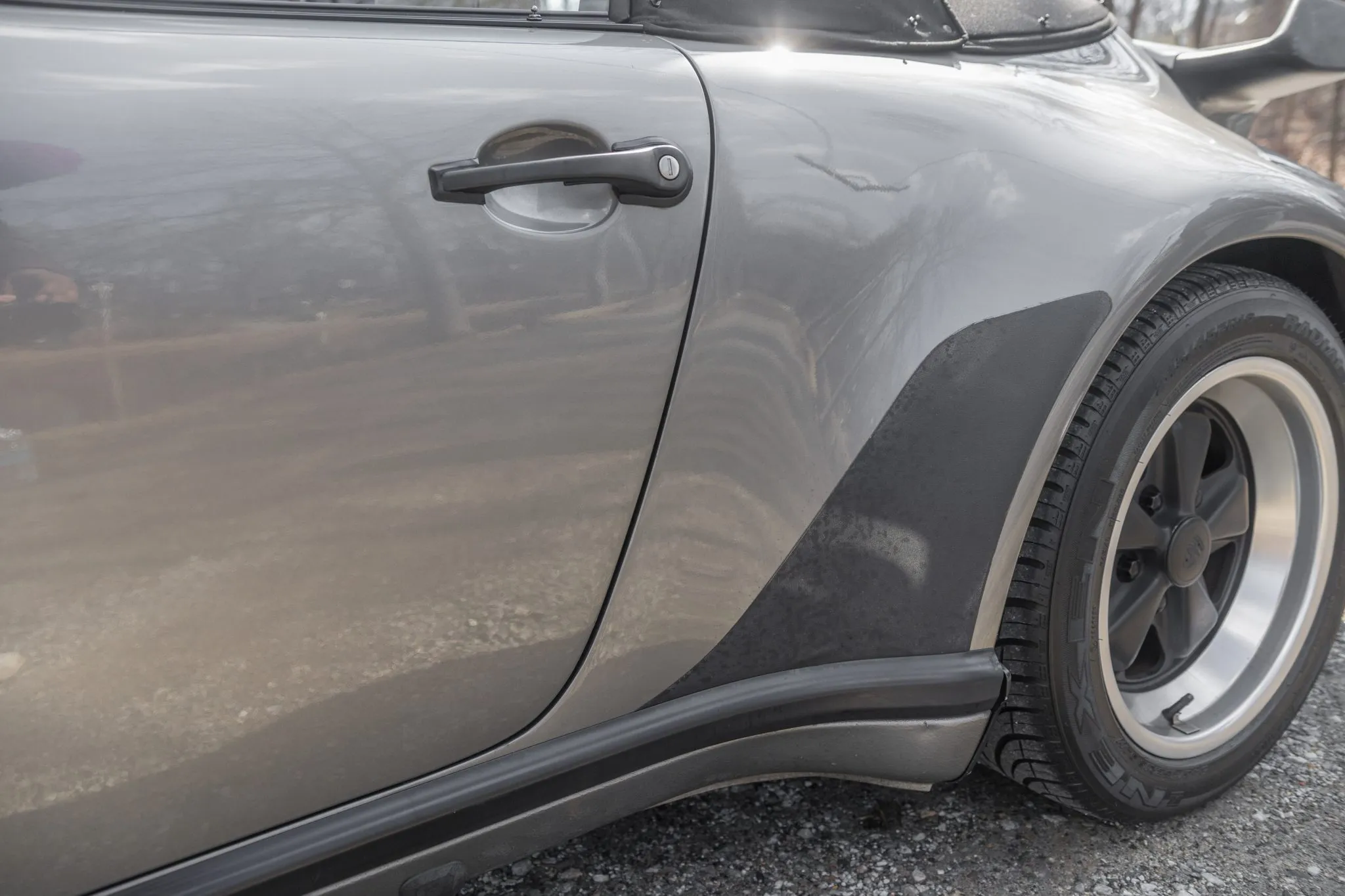 1989 Porsche 911 Turbo Cabriolet in Stone Grey Metallic