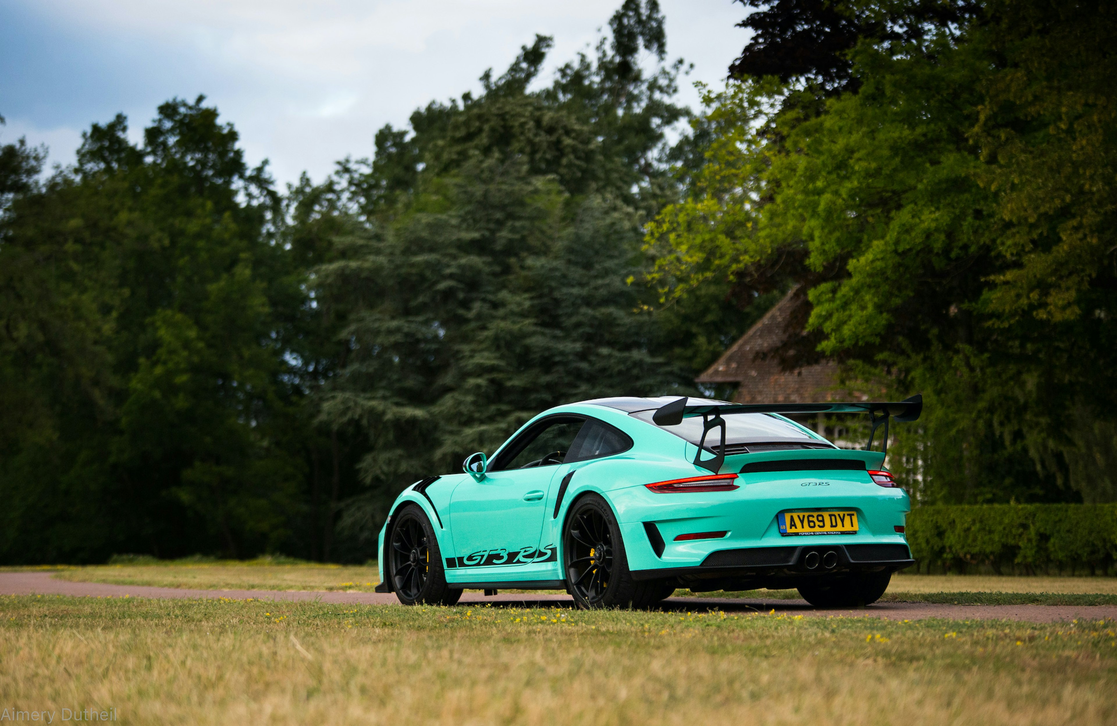 2019 Porsche 911 GT3 RS Weissach Pack in Mint Green