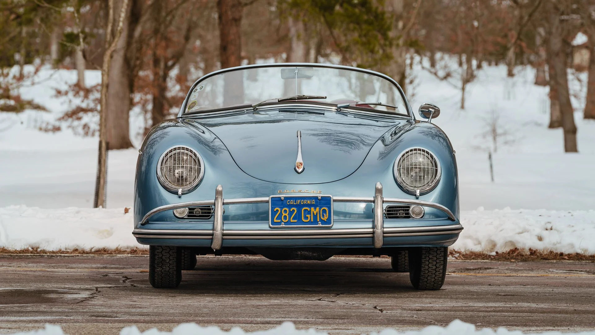  1957 Porsche 356 A 1600 Speedster in Aquamarine Blue