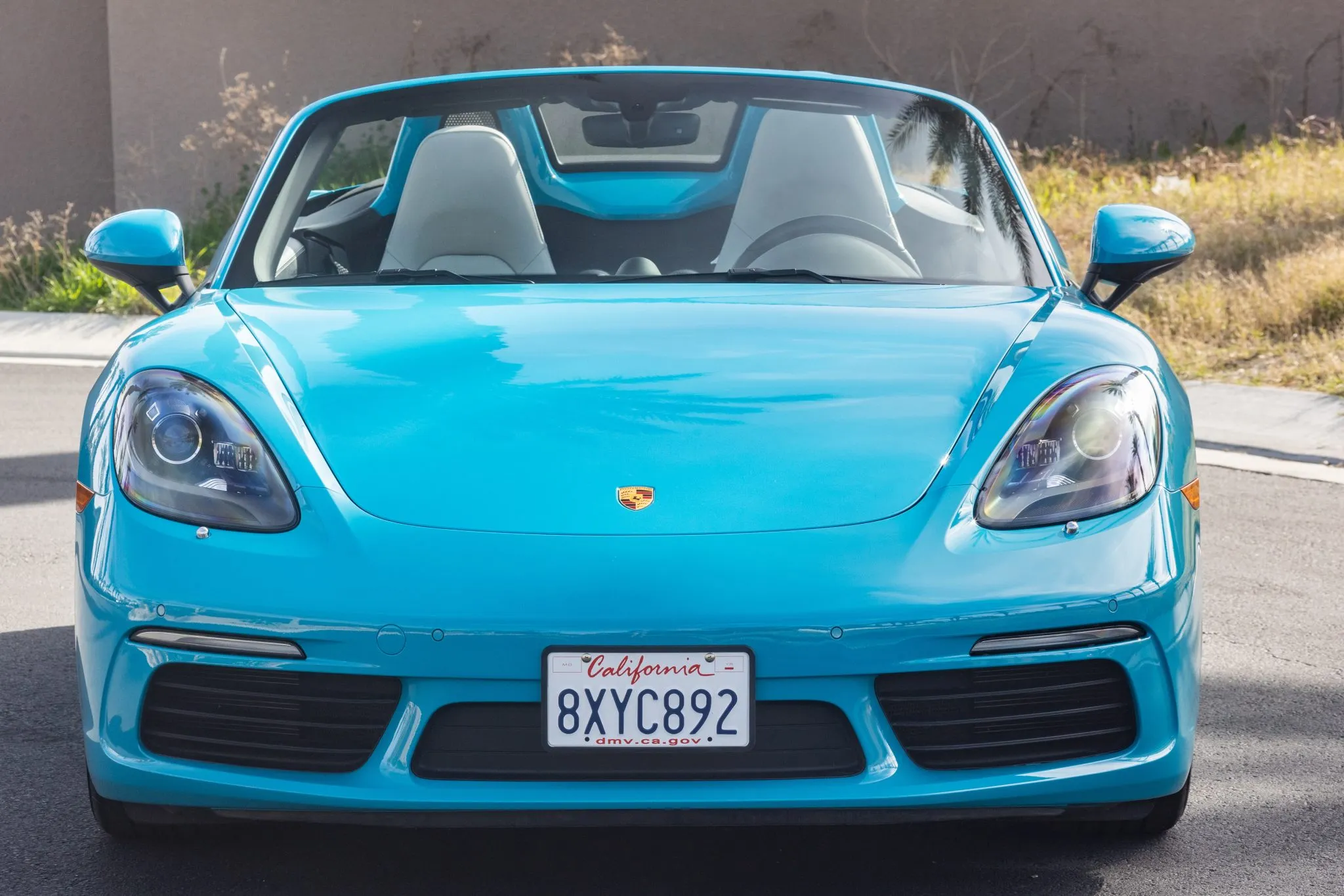 2018 Porsche 718 Boxster in Miami Blue