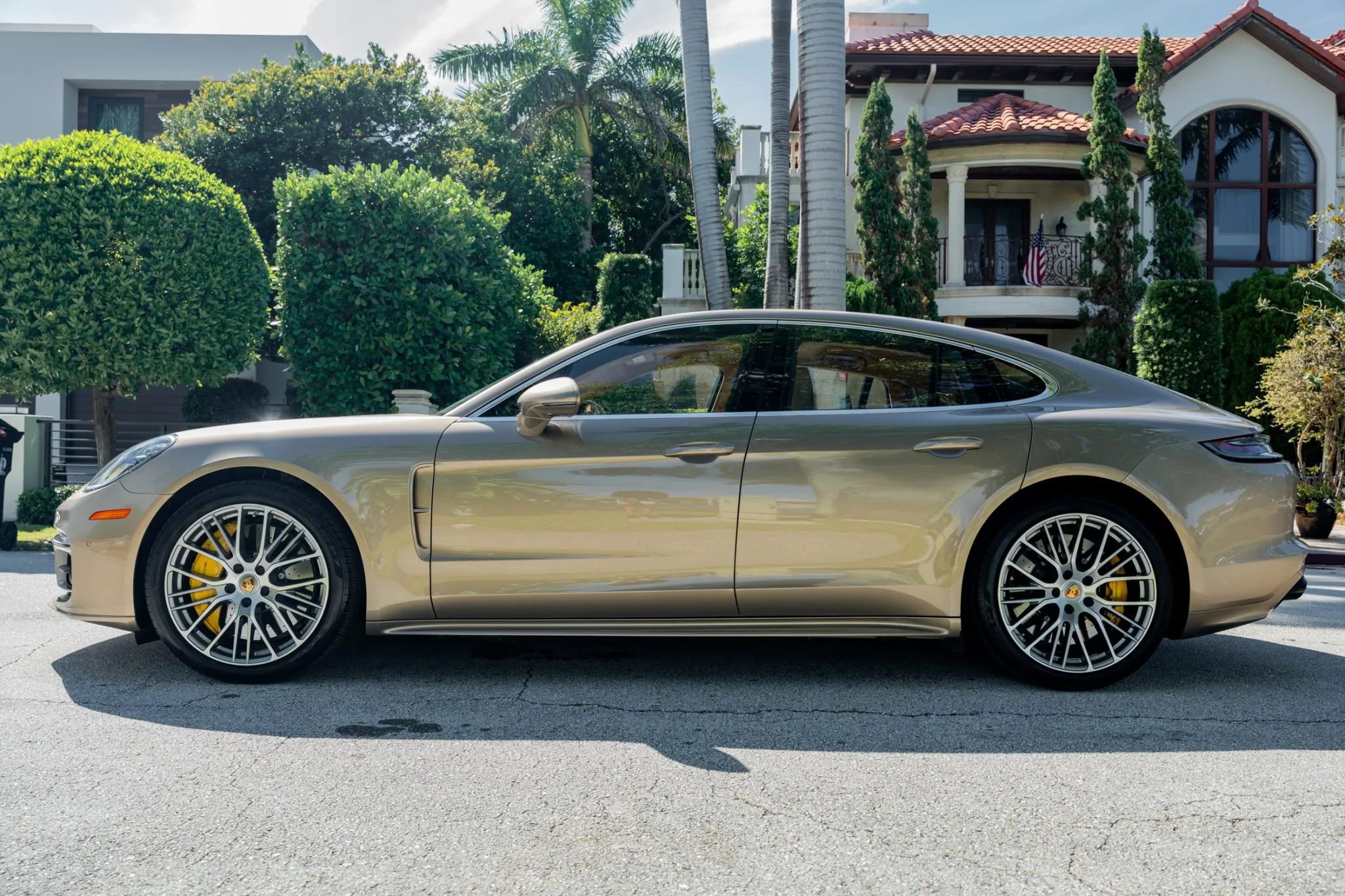 2023 Porsche Panamera Turbo S in Gold Bronze Metallic