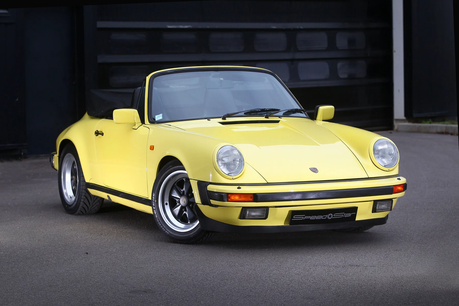 1987 Porsche 911 Carrera 3.2 Cabriolet in Lime Yellow