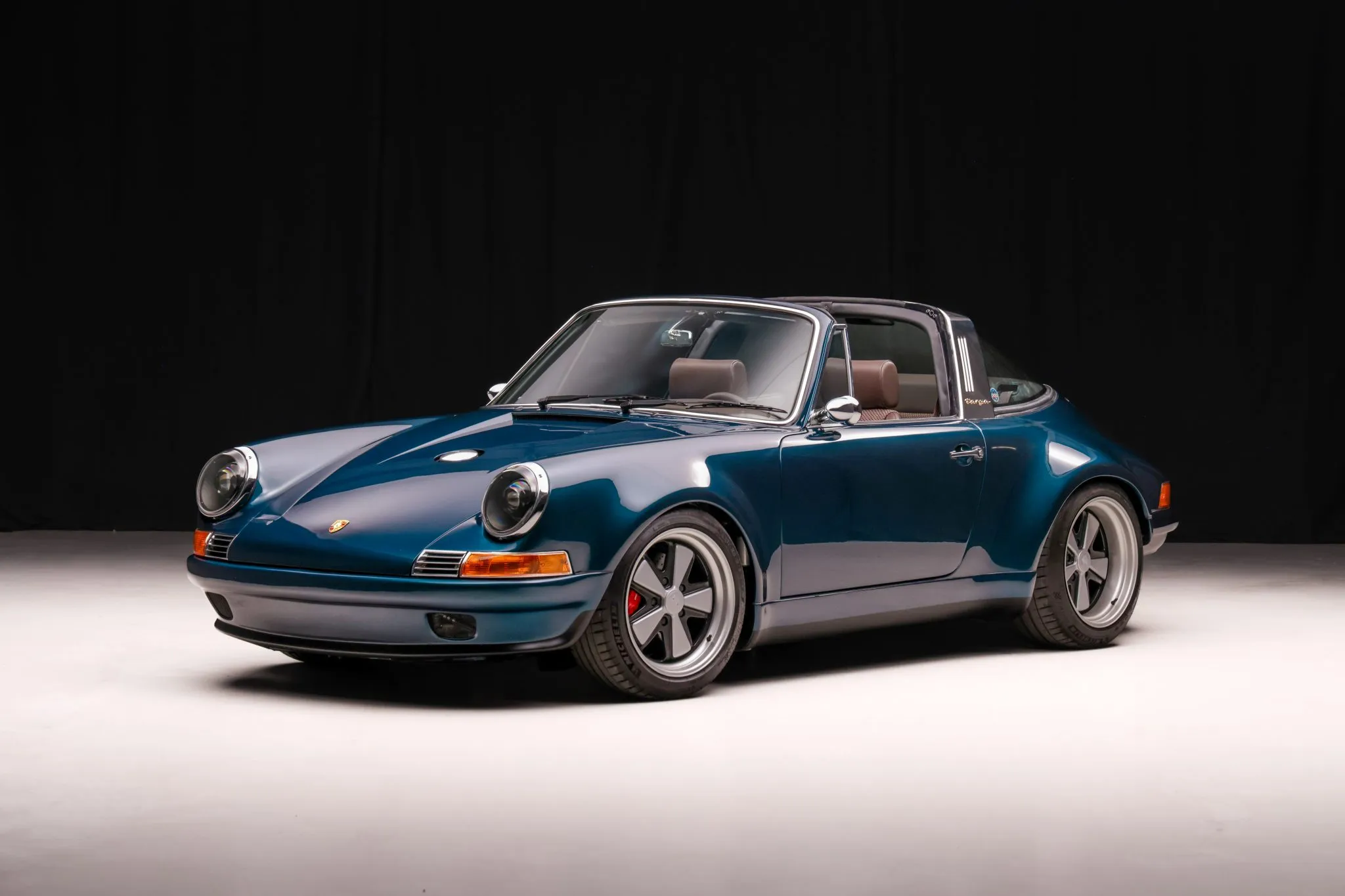 Backdated 1991 Porsche 911 Carrera 2 Targa in Amazonas Green Metallic