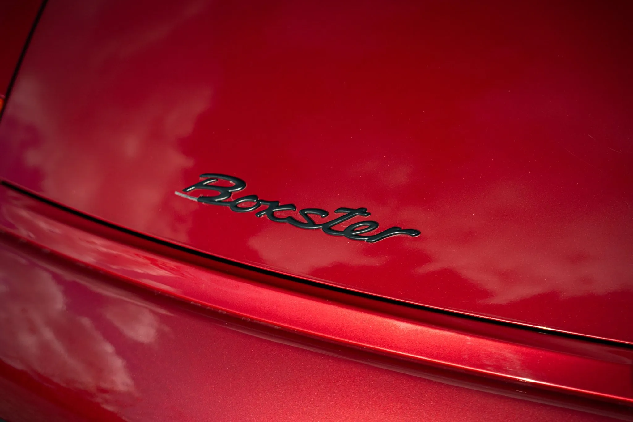 2001 Porsche Boxster in Orient Red Metallic