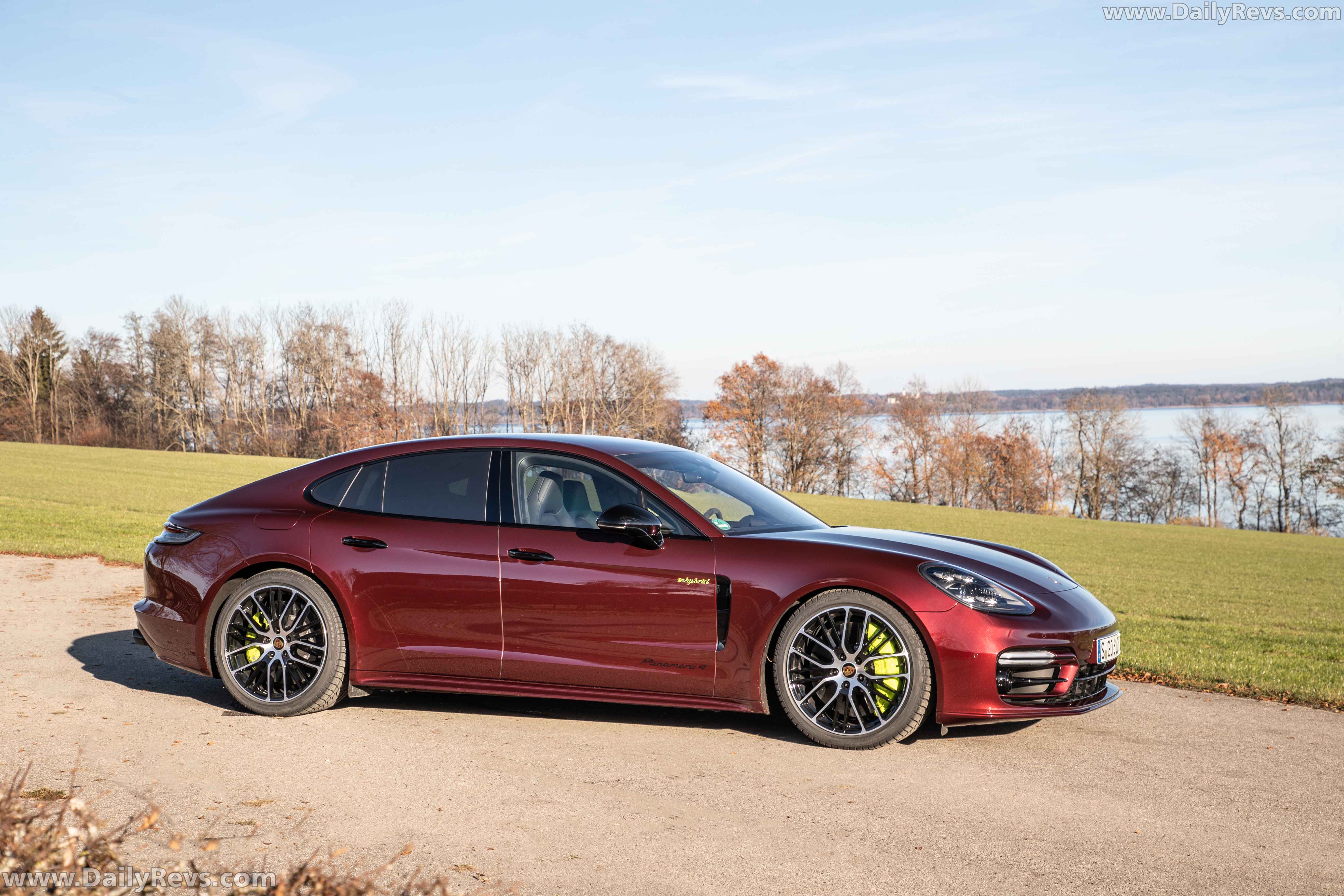 2021 Porsche Panamera 4 E-Hybrid in Cherry Metallic