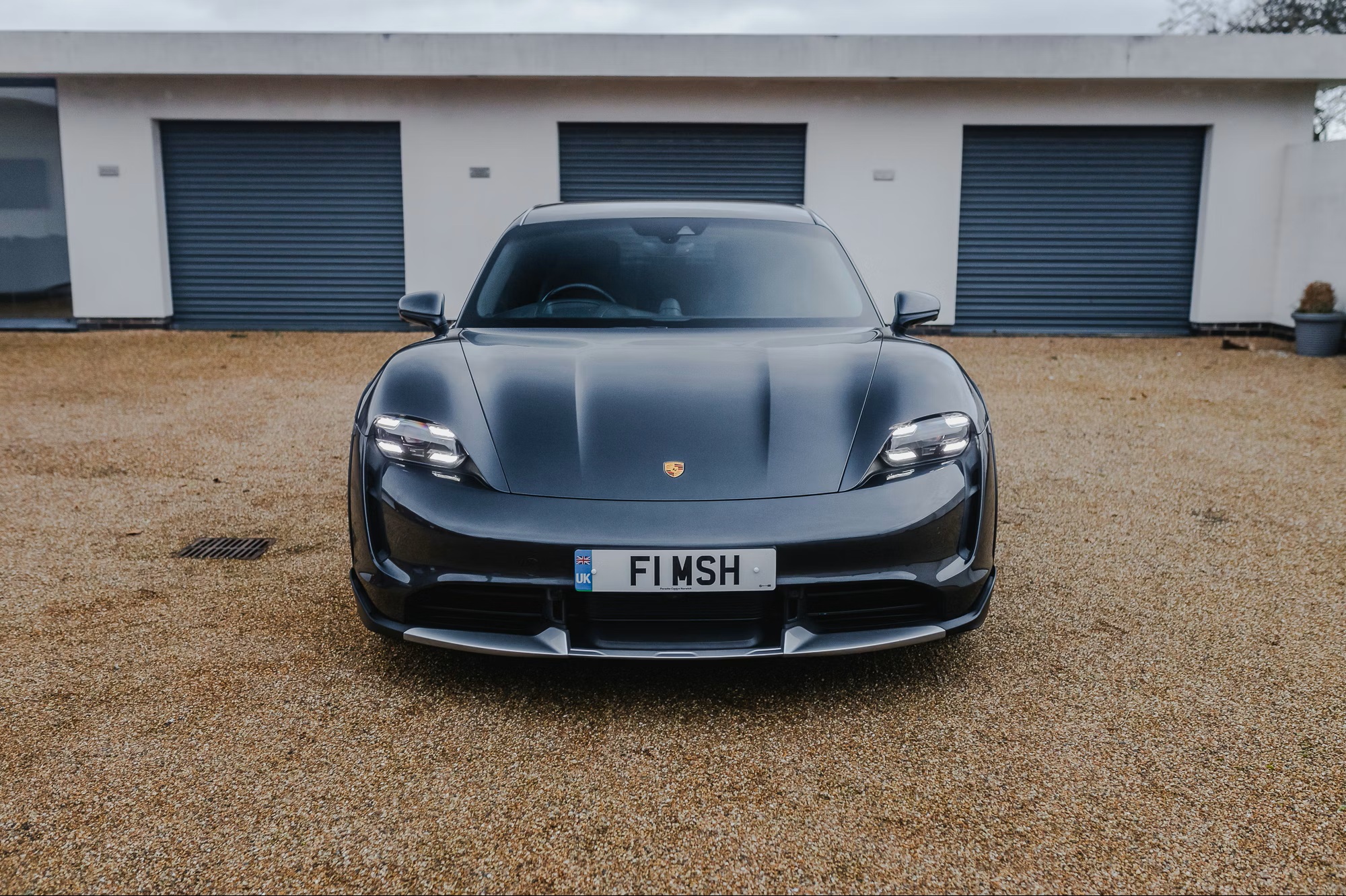 2021 Porsche Taycan Turbo Cross Turismo in Volcano Grey Metallic