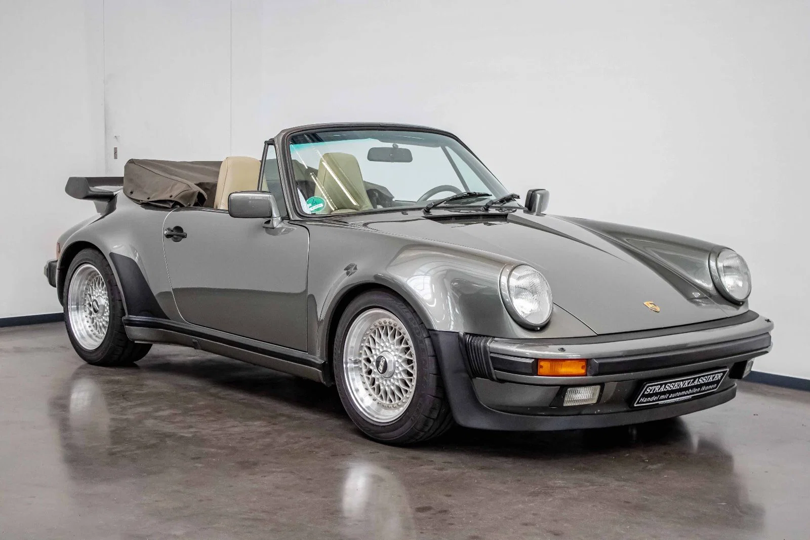 1988 Porsche 911 Turbo 3.3 Cabriolet in Rock Green Metallic
