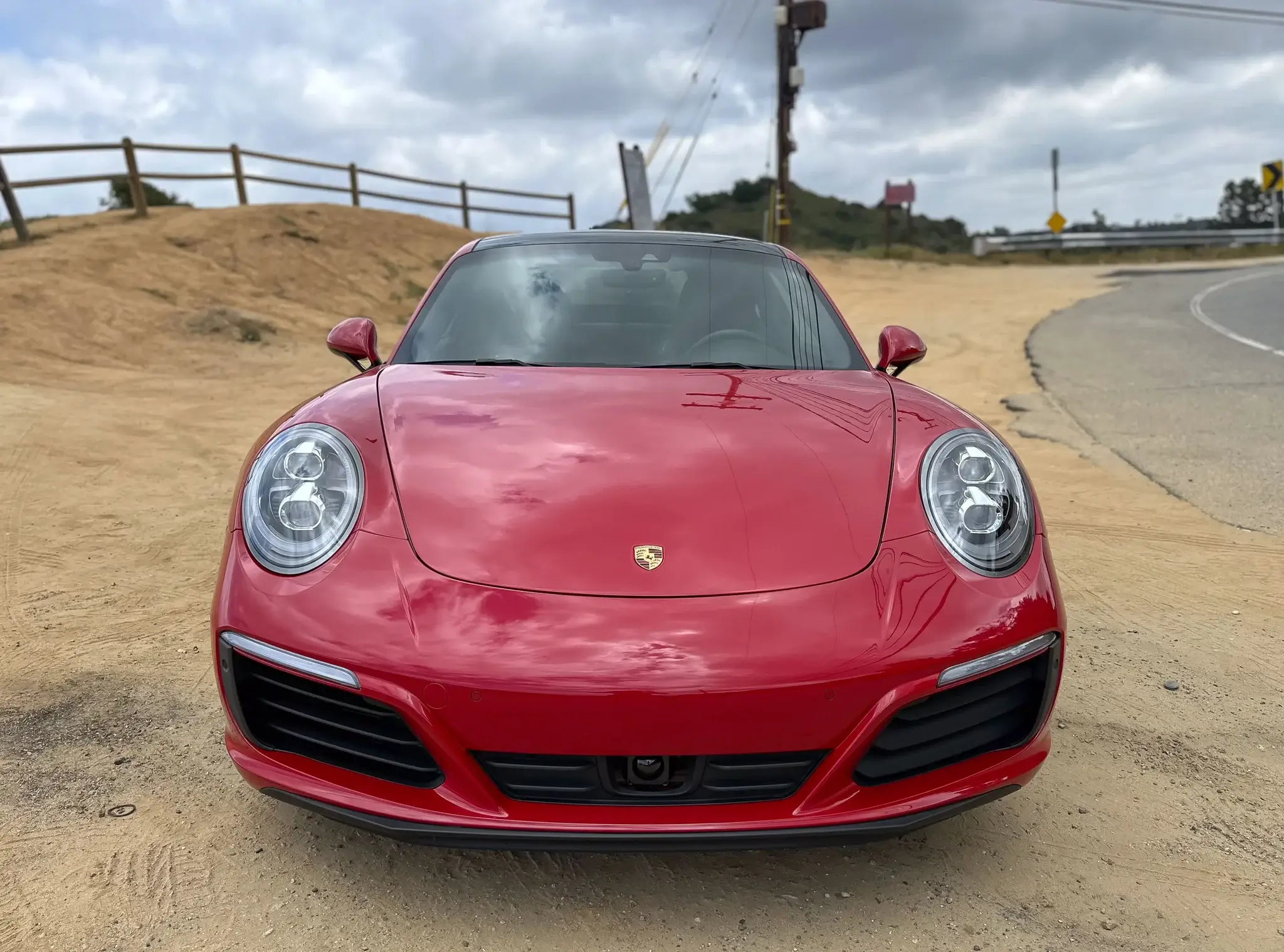 2018 Porsche 911 Carrera 4S Coupe in Carmine Red