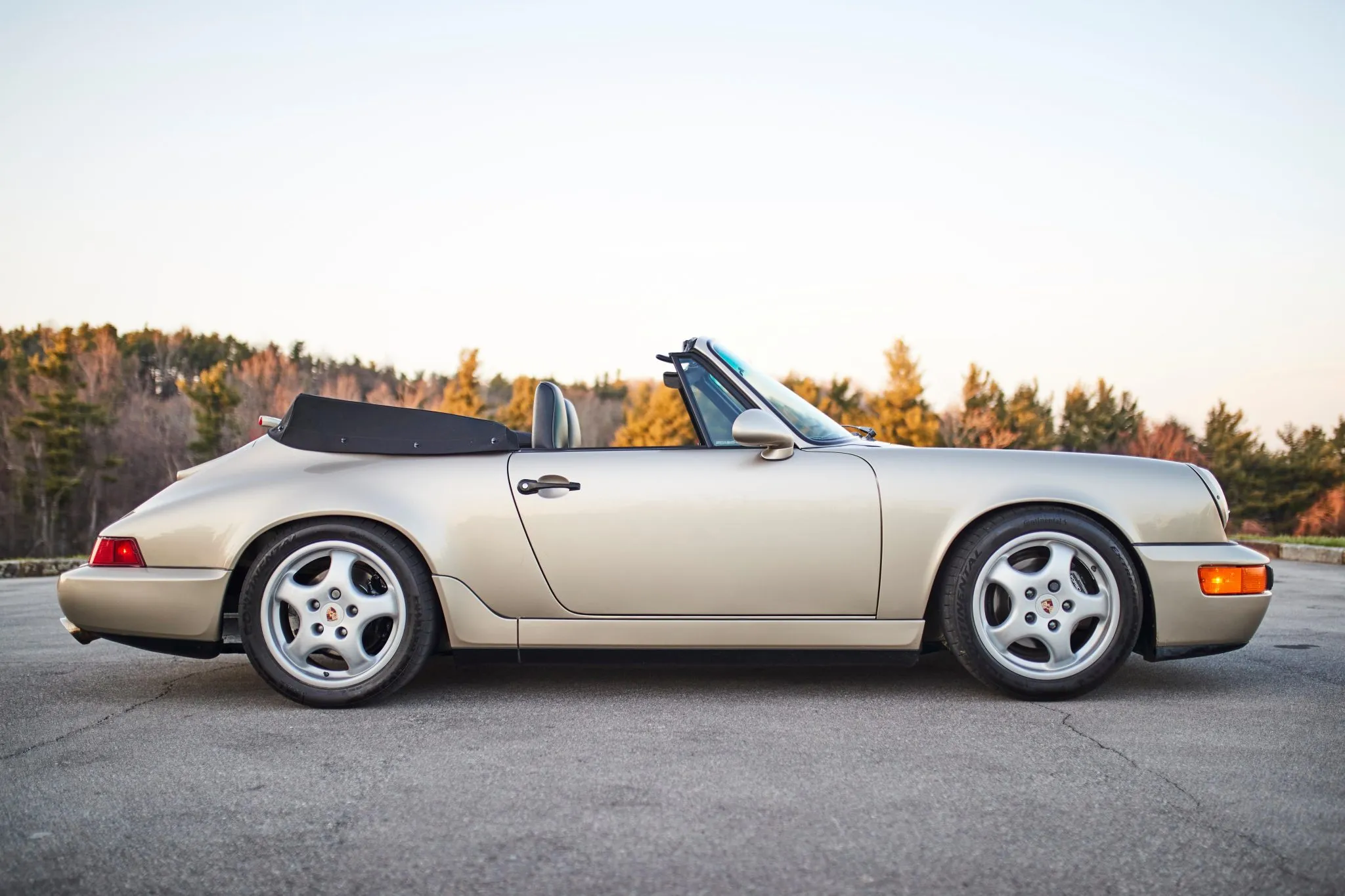 1992 Porsche 911 Carrera 2 Cabriolet in White Gold Metallic