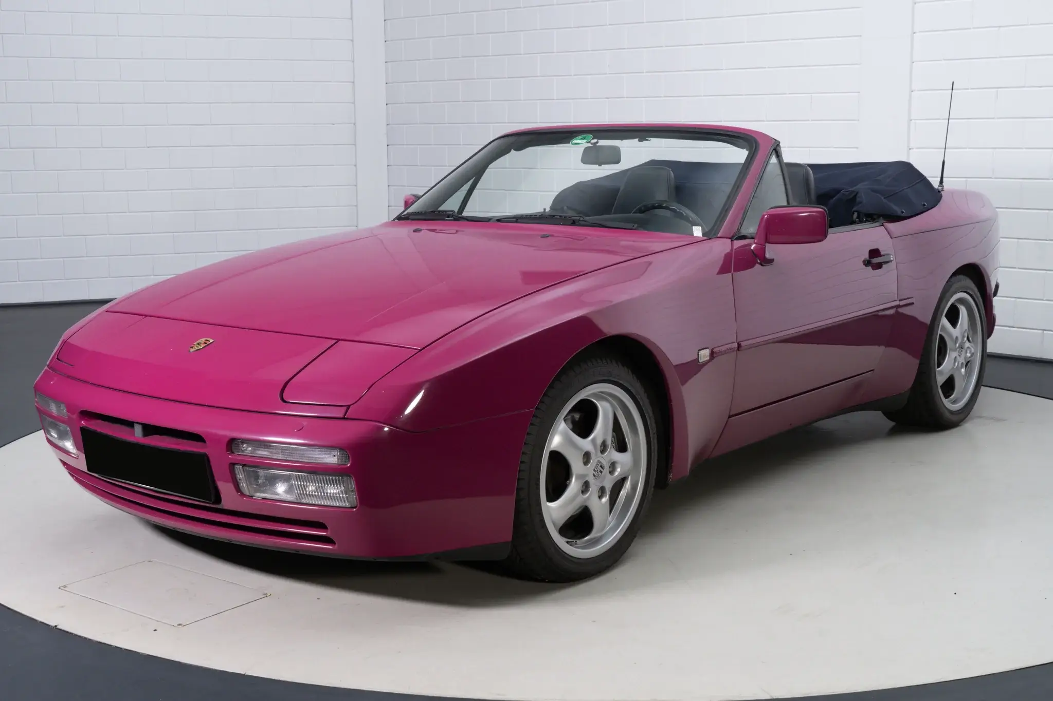 1991 Porsche 944 S2 Cabriolet in Rubystone Red