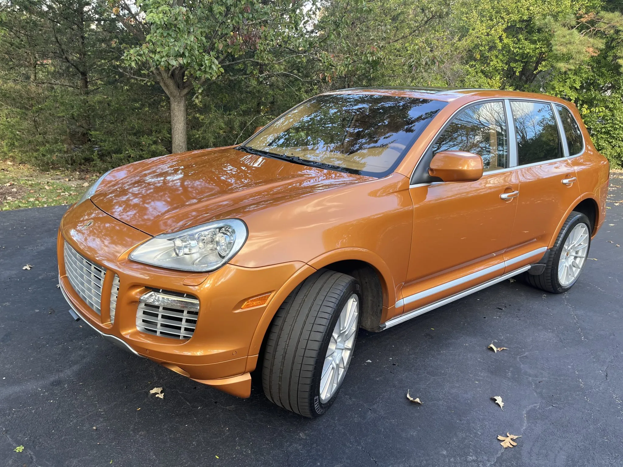2009 Porsche Cayenne Turbo S in Nordic Gold Metallic