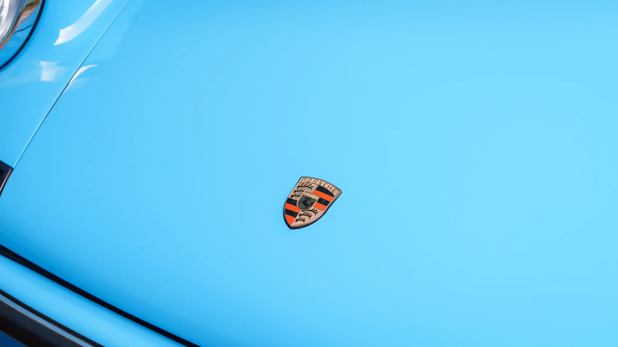 1973 Porsche 911E Coupe in Pastel Blue