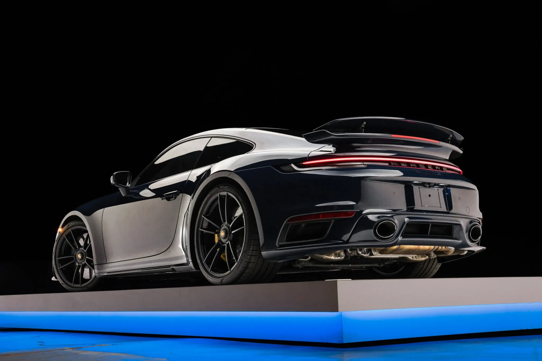 2022 Porsche 911 Turbo S Coupe in Dark Sea Blue