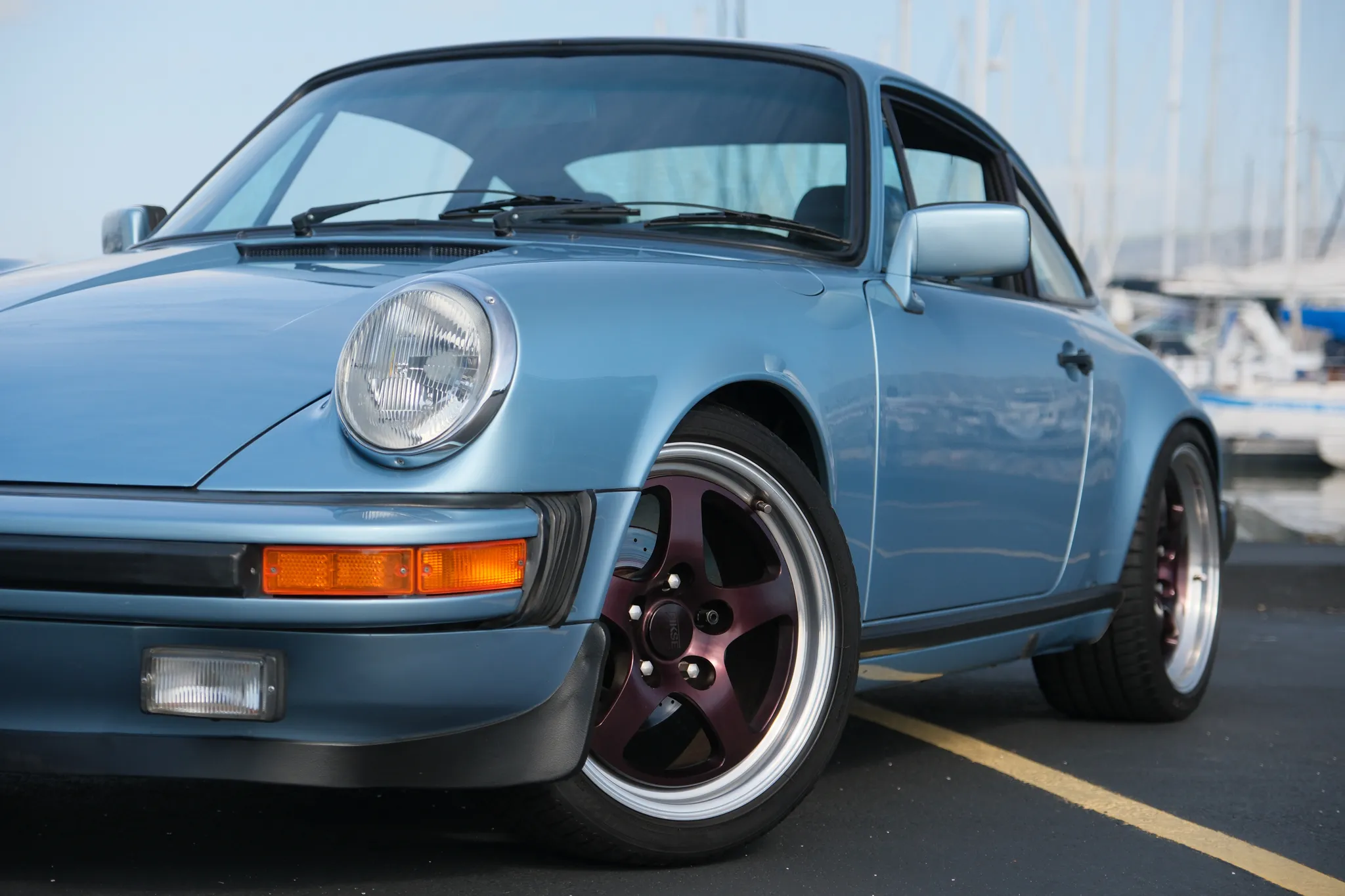 1980 Porsche 911SC Coupe in Light Blue Metallic