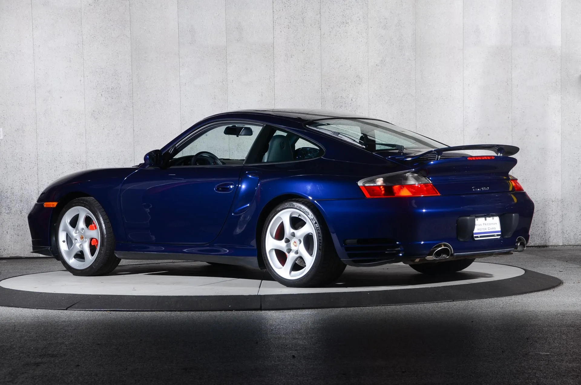 2001 Porsche 911 Turbo Coupe in Lapis Blue Metallic