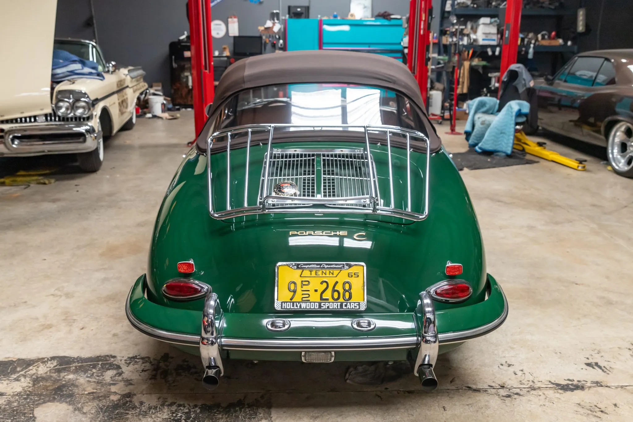 1965 Porsche 356C Cabriolet in Irish Green
