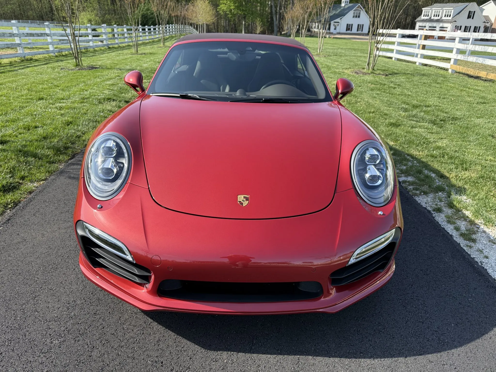 2014 Porsche 911 Turbo S Cabriolet in Amaranth Red Metallic