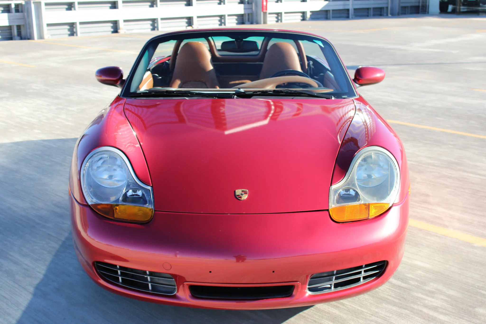 2001 Porsche Boxster S in Orient Red Metallic