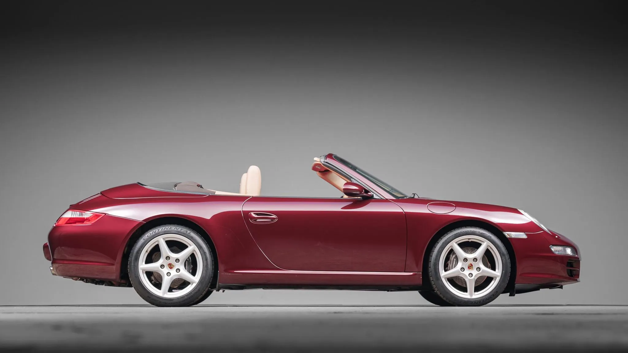 2007 Porsche 911 Carrera Cabriolet in Carmon Red Metallic