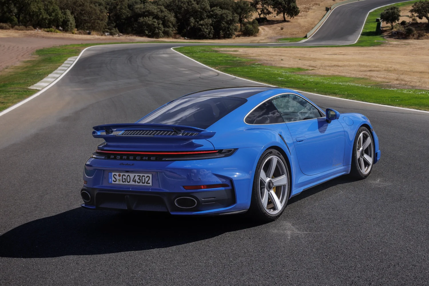 2026 Porsche 911 Turbo S in Lugano Blue