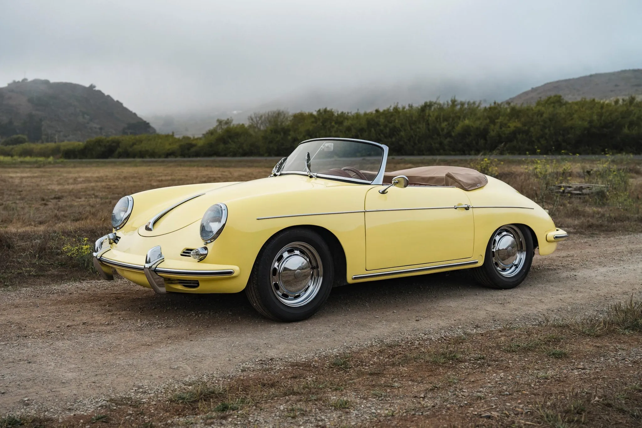 1961 Porsche 356B Roadster in Champagne Yellow