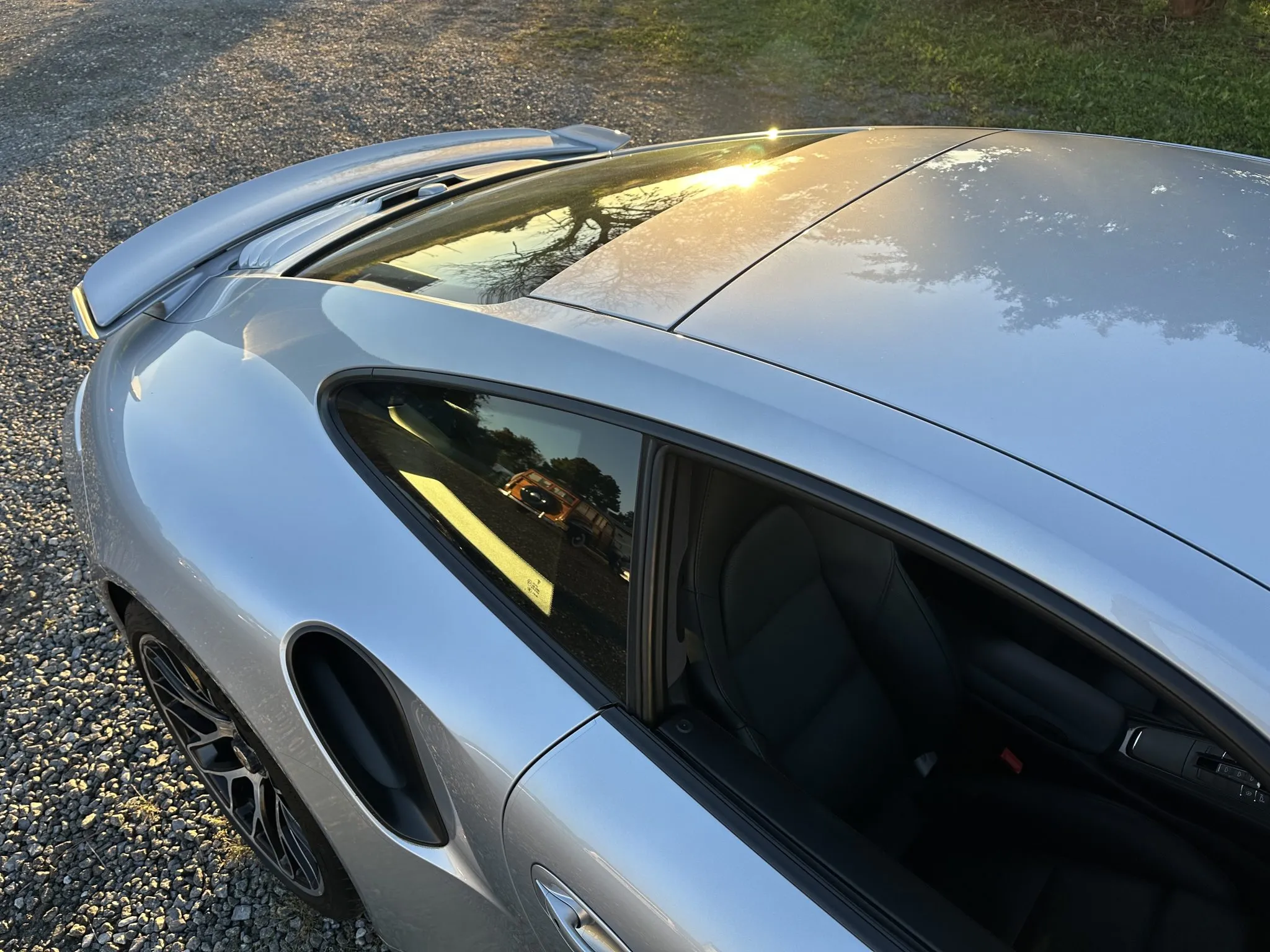 2015 Porsche 911 Turbo S Coupe in Rhodium Silver Metallic