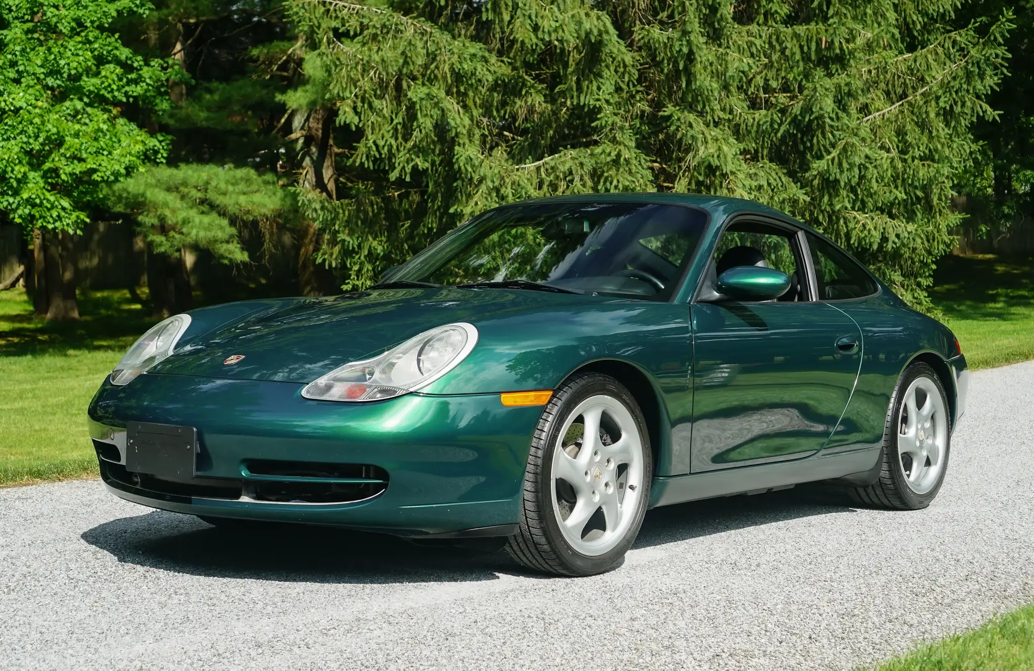 2000 Porsche 911 Carrera in Rainforest (Jungle) Green Metallic