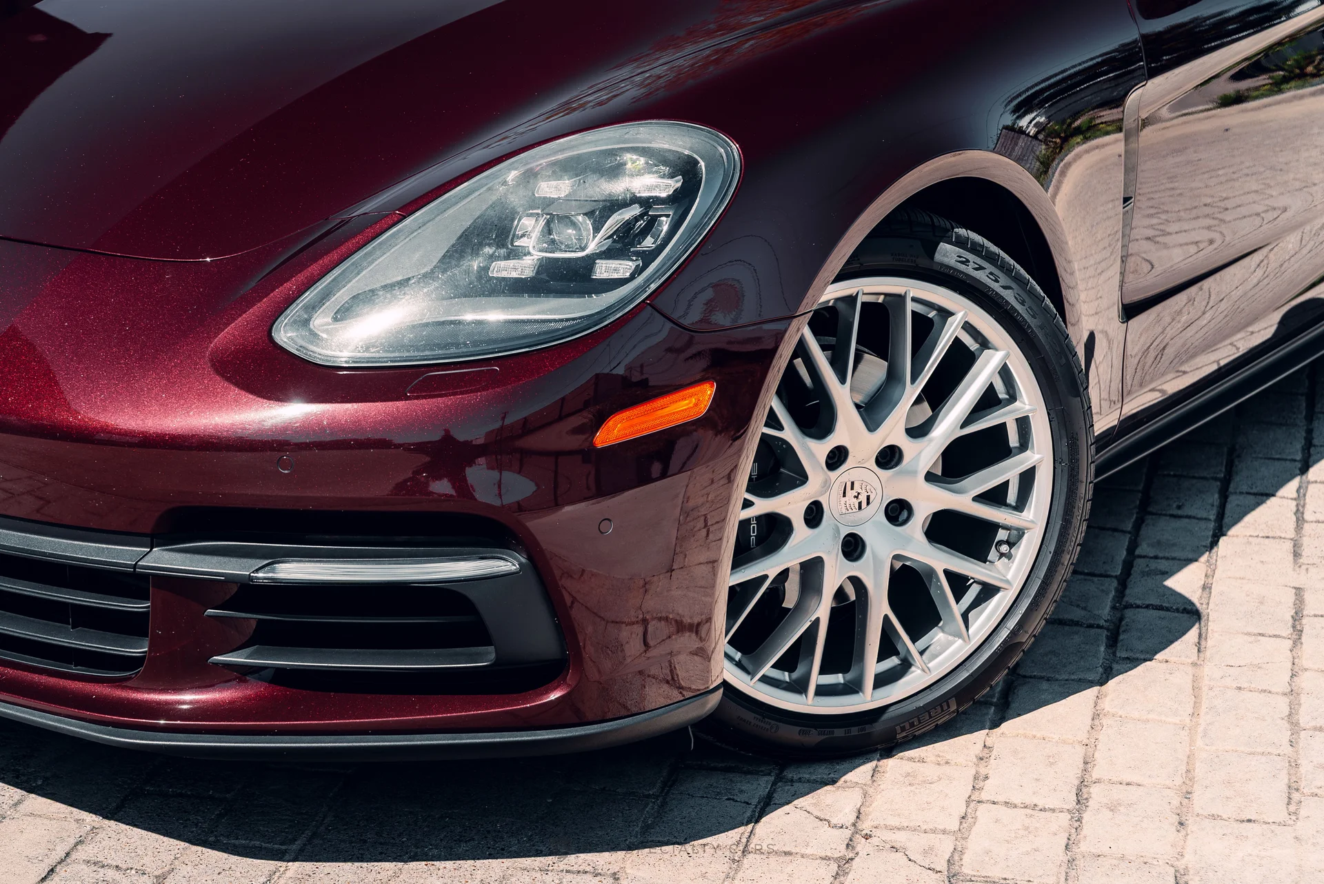2019 Porsche Panamera in Burgundy Red Metallic 