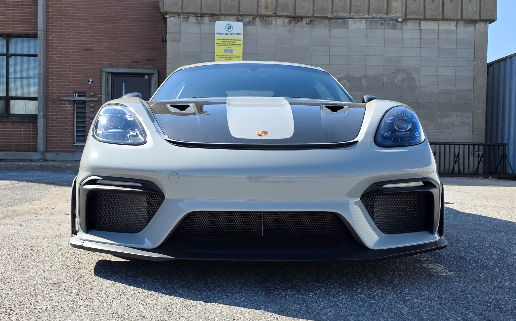 2024 Porsche 718 Cayman GT4 RS Weissach Package in Fashion Grey