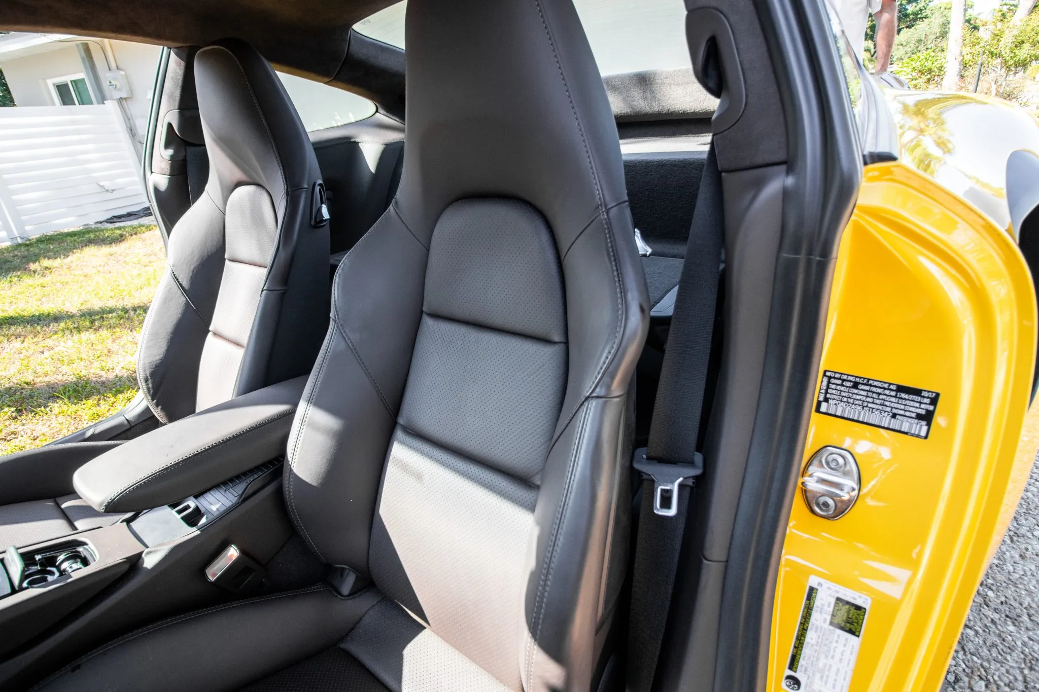 2018 Porsche 911 Turbo S Coupe in Saffron Yellow Metallic