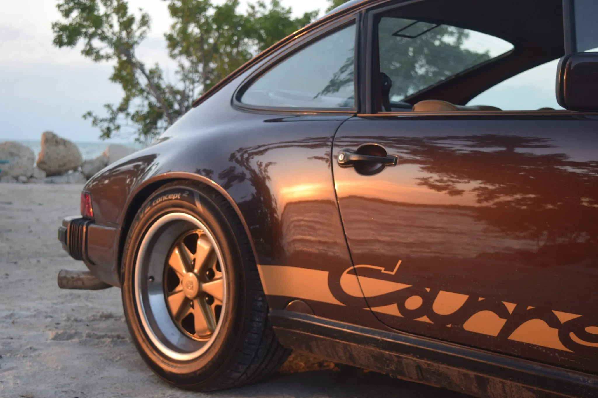 1988 Porsche 911 Carrera Coupe in Espresso Brown Metallic 