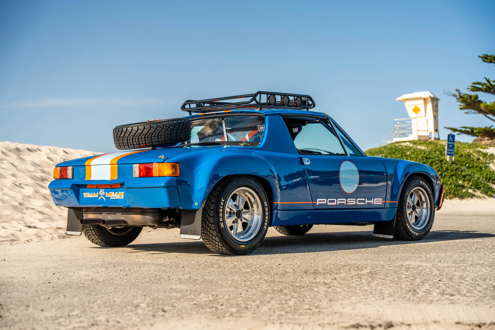 Safari-Style 1975 Porsche 914 2.7L Race Car in Laguna Blue