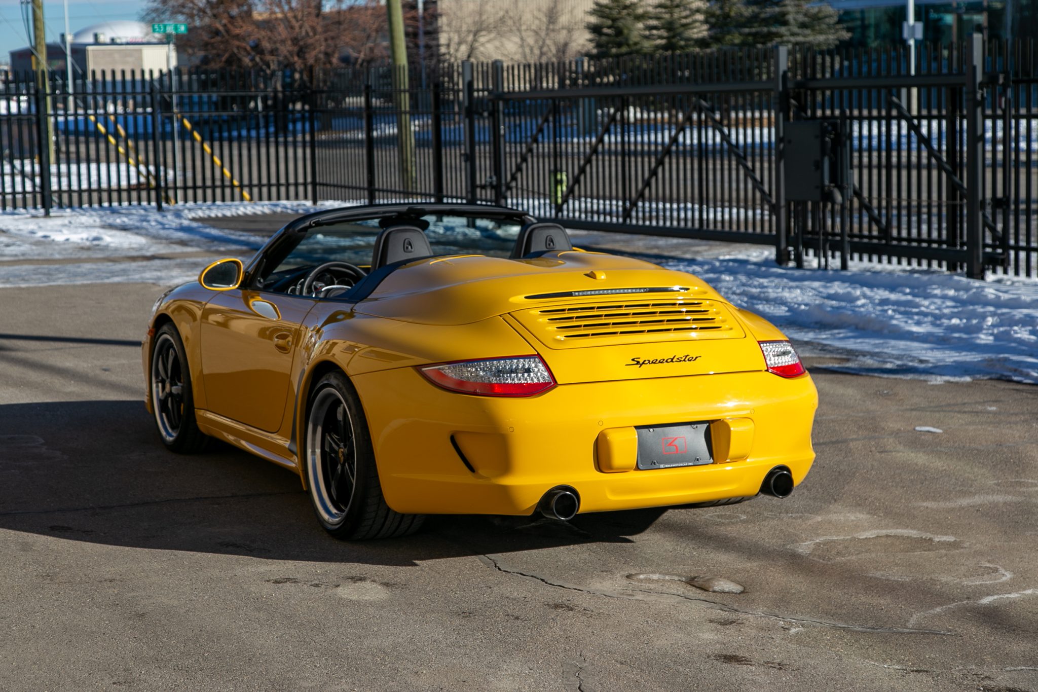 2011 Porsche 911 Speedster In Speed Yellow