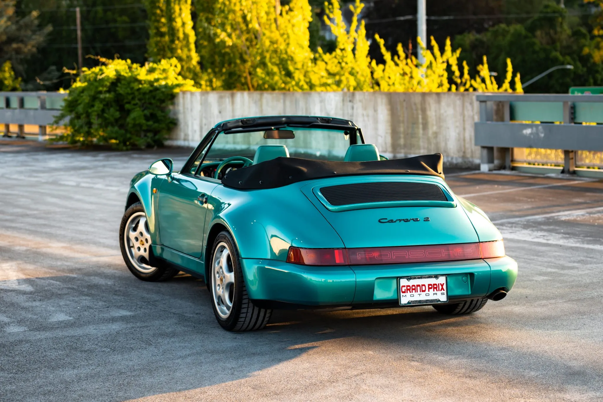 1993 Porsche 911 Carrera 2 Works Turbo Look Cabriolet in Wimbledon Green Metallic