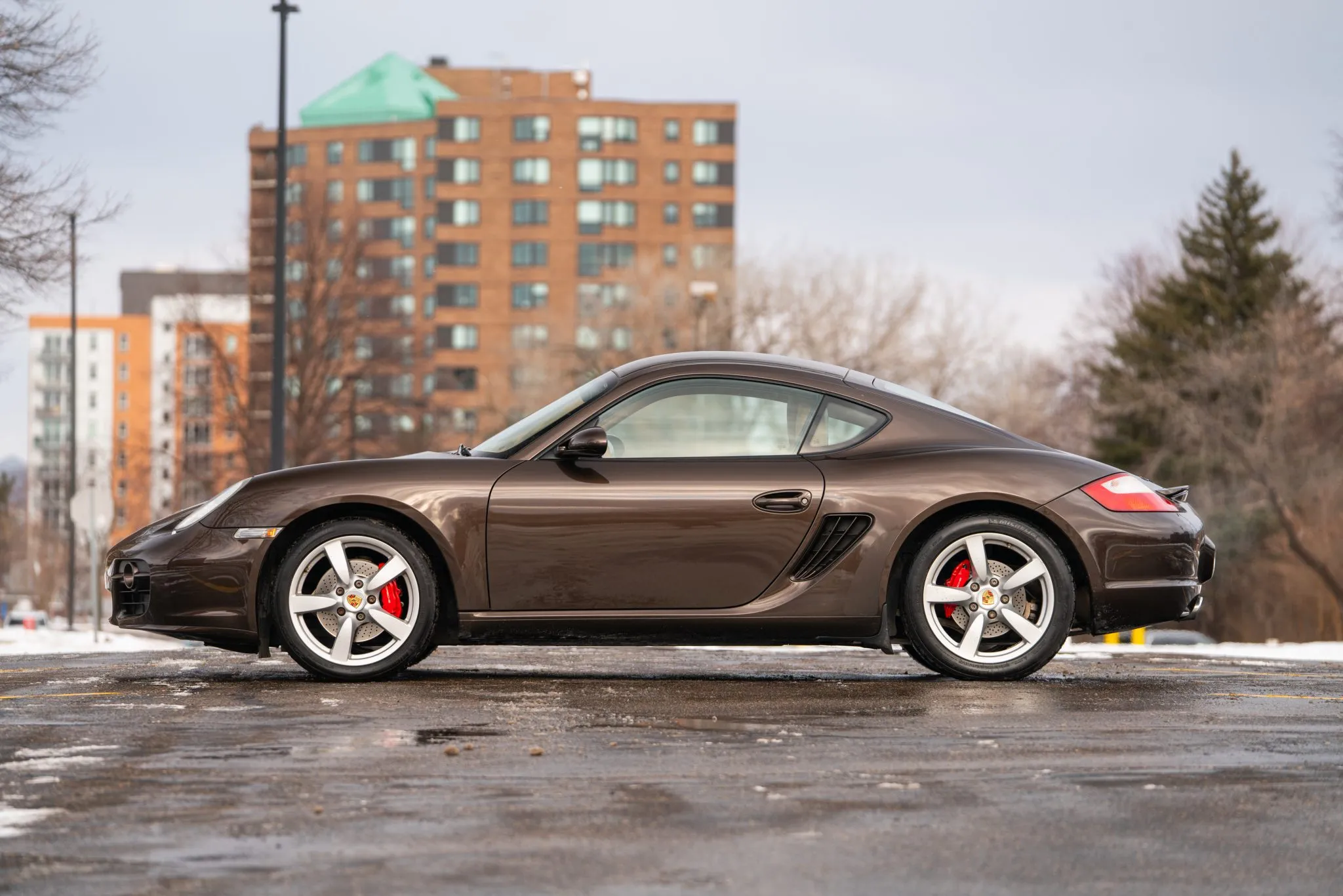 2008 Porsche Cayman S in Macadamia Metallic