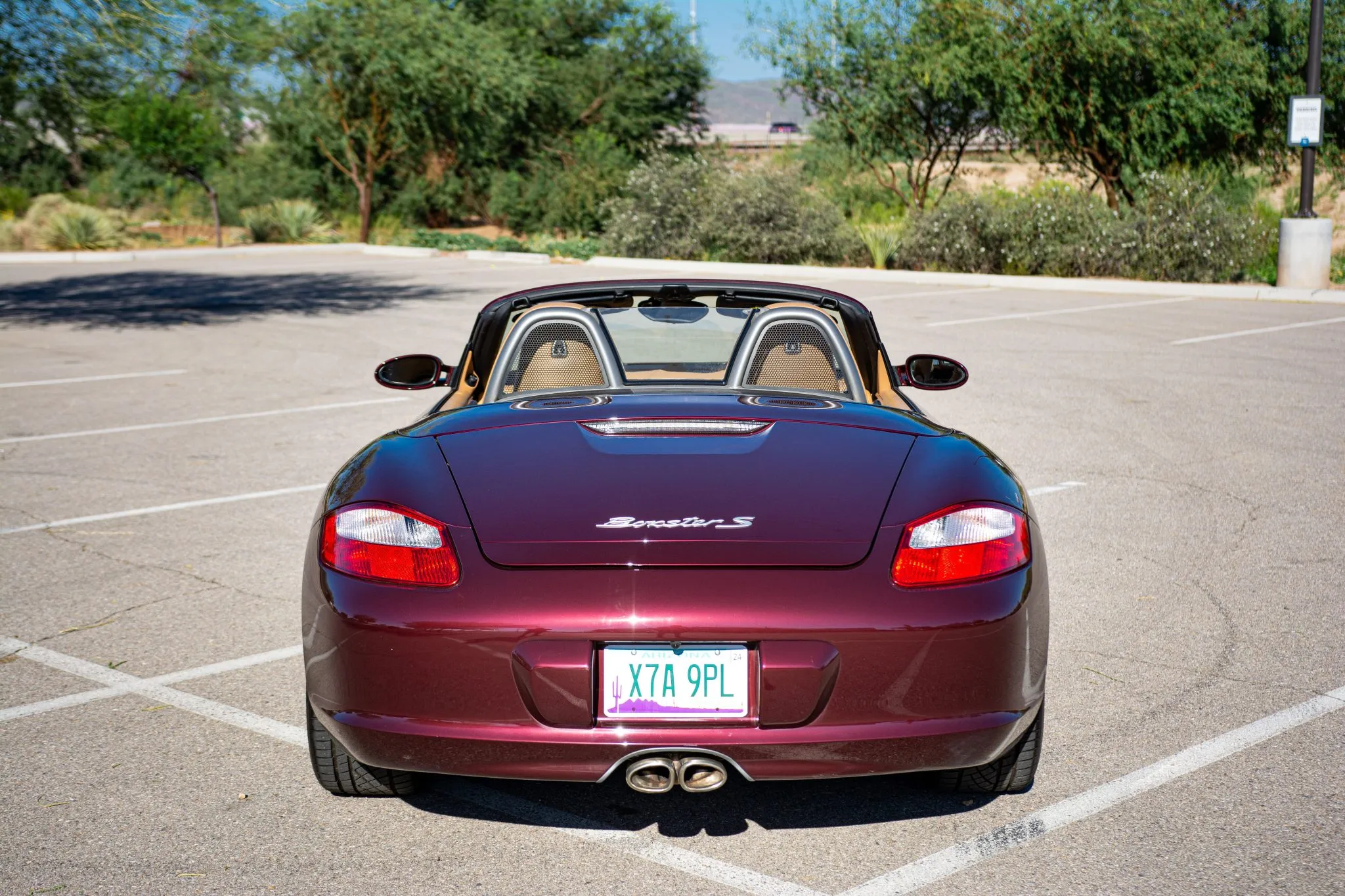 2006 Porsche Boxster S in Carmon Red Metallic