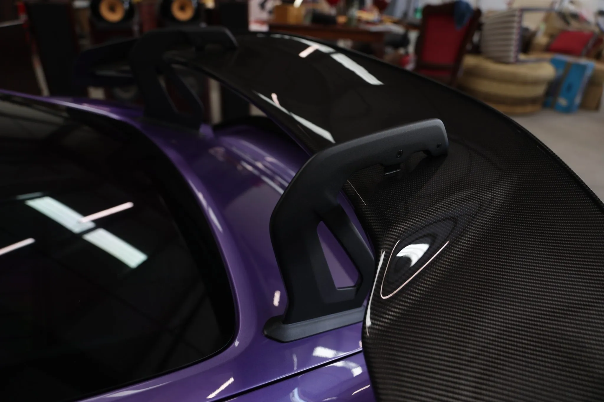 2023 Porsche 718 Cayman GT4 RS In Viola Purple Metallic