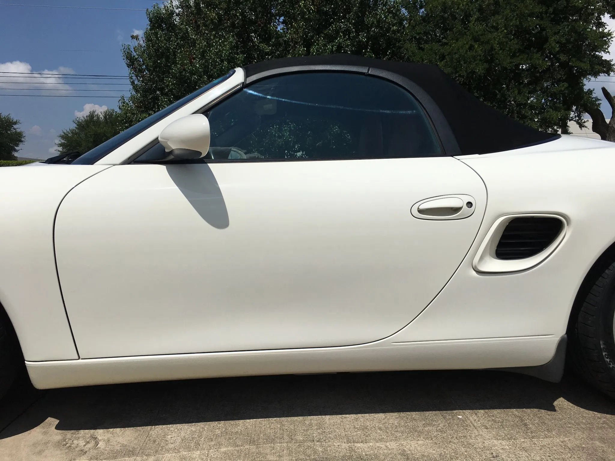 2000 Porsche Boxster S in Biarritz White