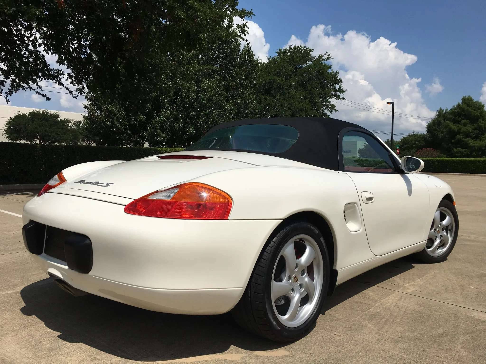 2000 Porsche Boxster S in Biarritz White