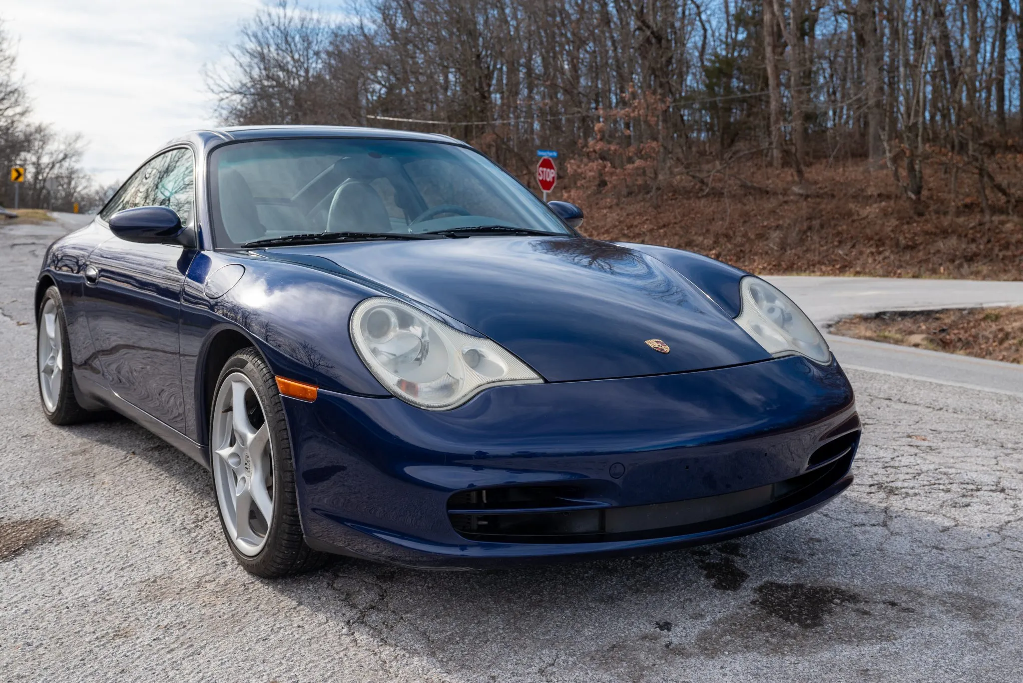 2003 Porsche 911 Carrera Targa in Lapis Blue Metallic