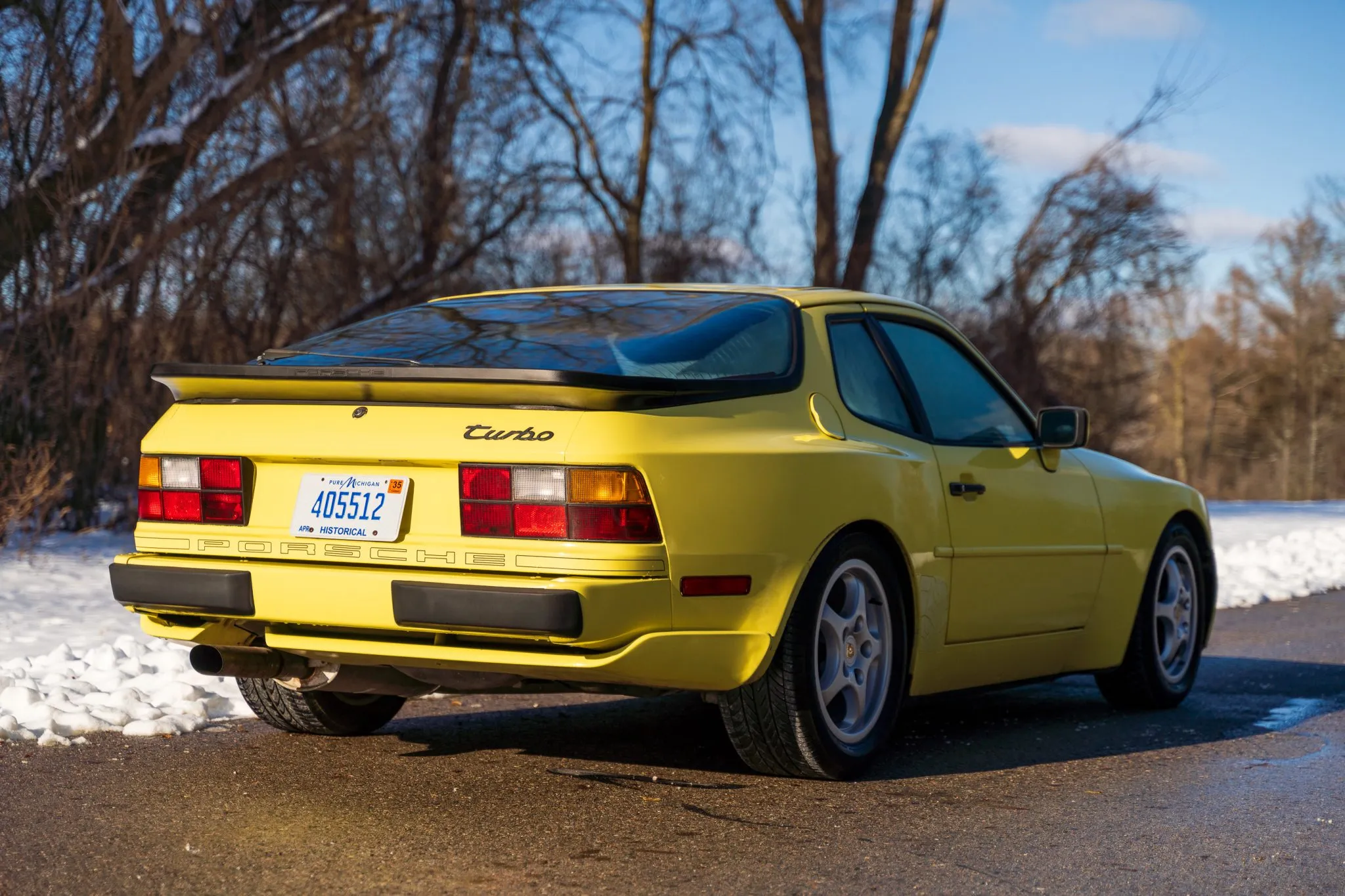 1987 Porsche 944 Turbo in Lemon Yellow