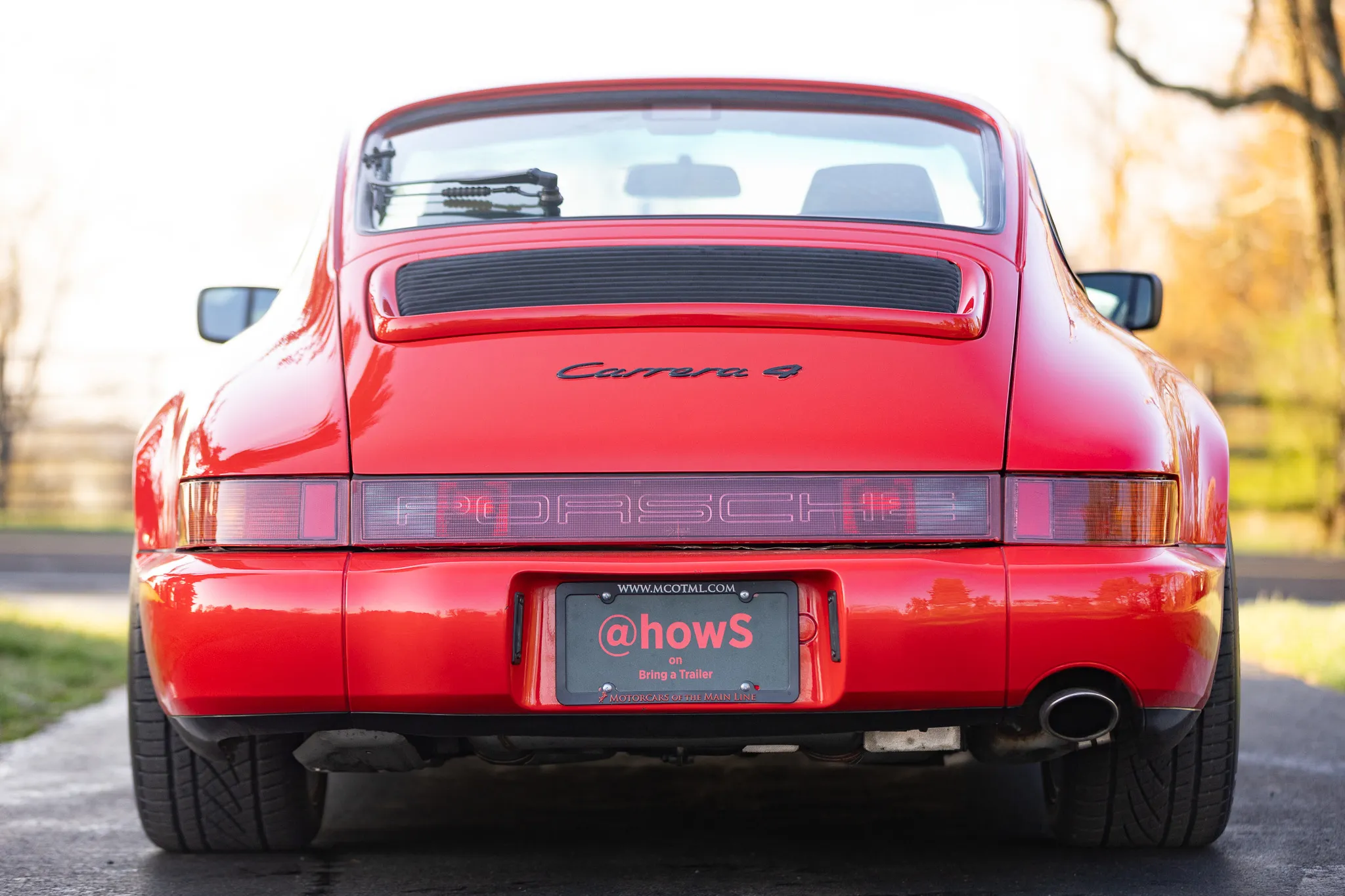 1990 Porsche 911 Carrera 4 Coupe in Guards Red